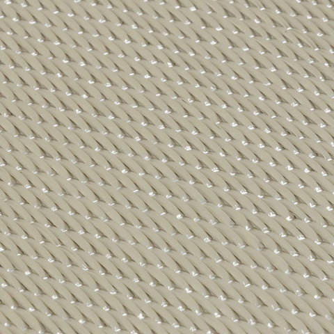 Beige woven urban outdoor rug with tight diagonal ribbed texture perfect for outdoor rug beige settings