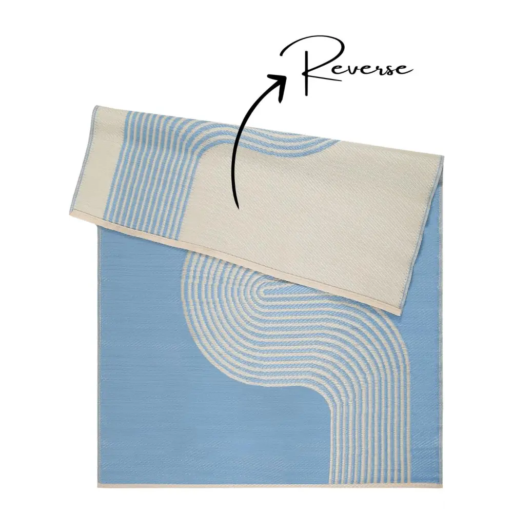 Urban Outdoor Rug Blue & Beige | 1010 - Rugs