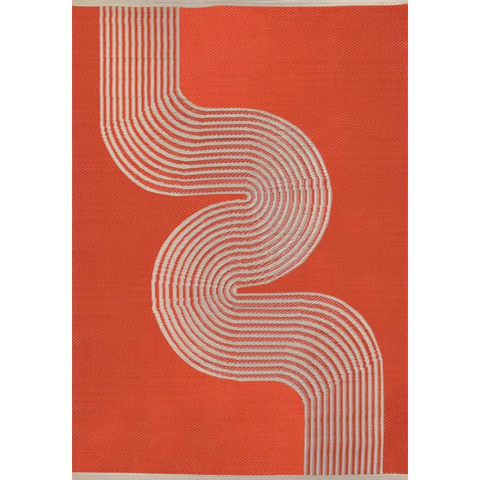 Urban Outdoor Rug Terra & Beige | 1010 - 90X150 cm - Rugs