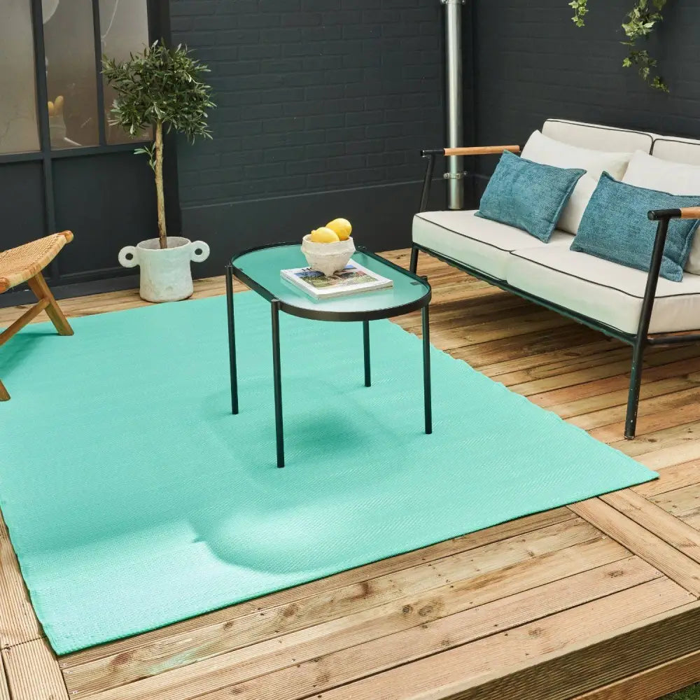 Urban Outdoor Rug Turquoise | 1000 - Rugs