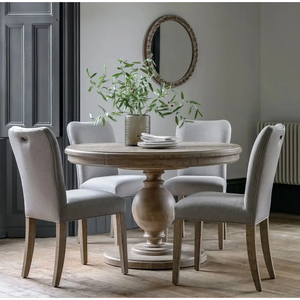 Vancouver Round Extending Dining Table - Dining table