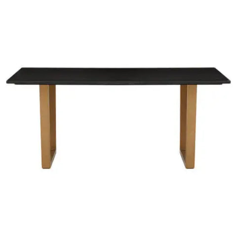 Varana Black Marble Top Rectangular Dining Table