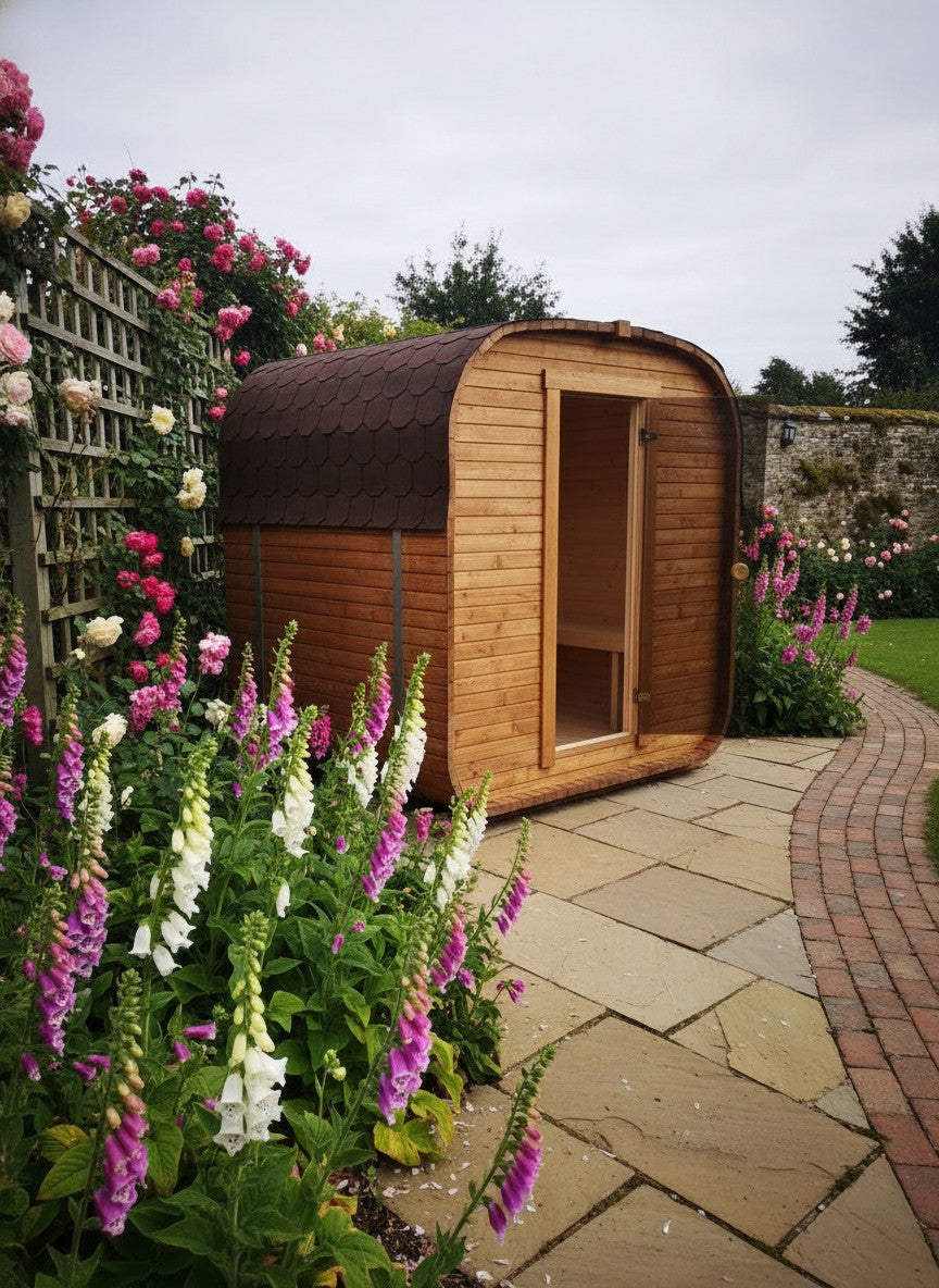 Steam & Oak Gas Cube Sauna 1.8m (Electric Option)