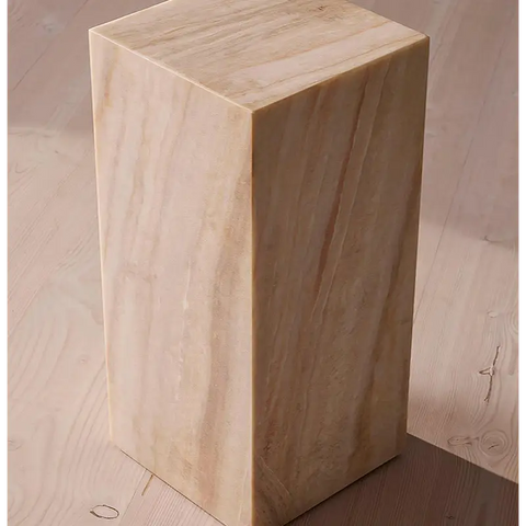 Vega Plinth/Side Table Marble - side table