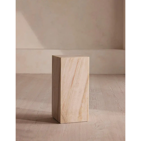 Vega Plinth/Side Table Marble - side table