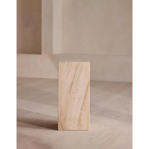 Vega Plinth/Side Table Marble - side table