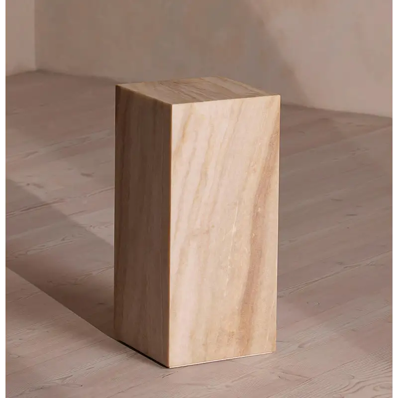 Vega Plinth/Side Table Marble - side table