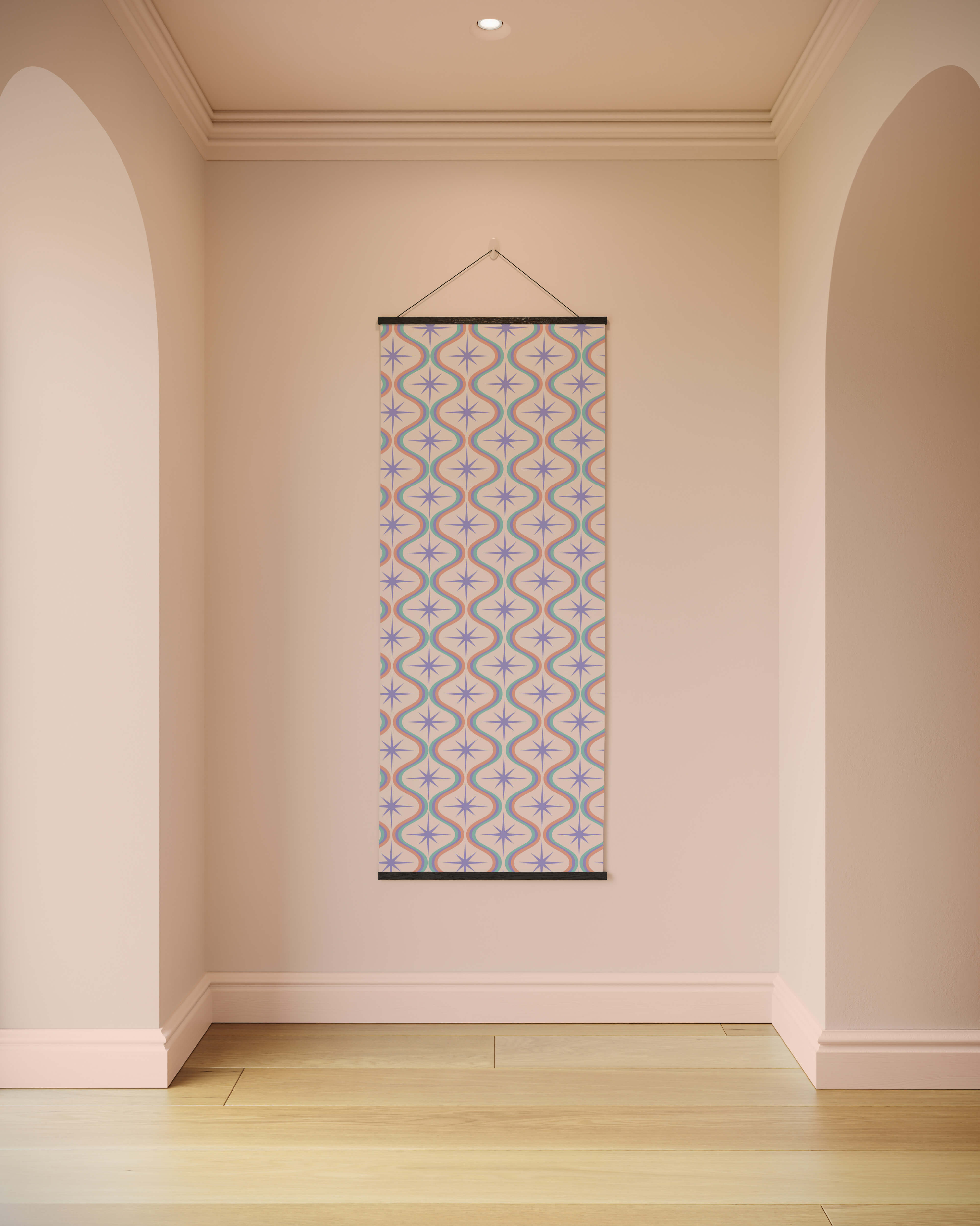 Retro Pastel Tapestry