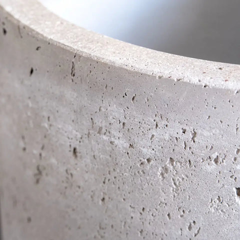 Vessara | Truffle – 55cm Tall Concrete Planter – 32L Vase-Style Plant Pot - Pots & Plants