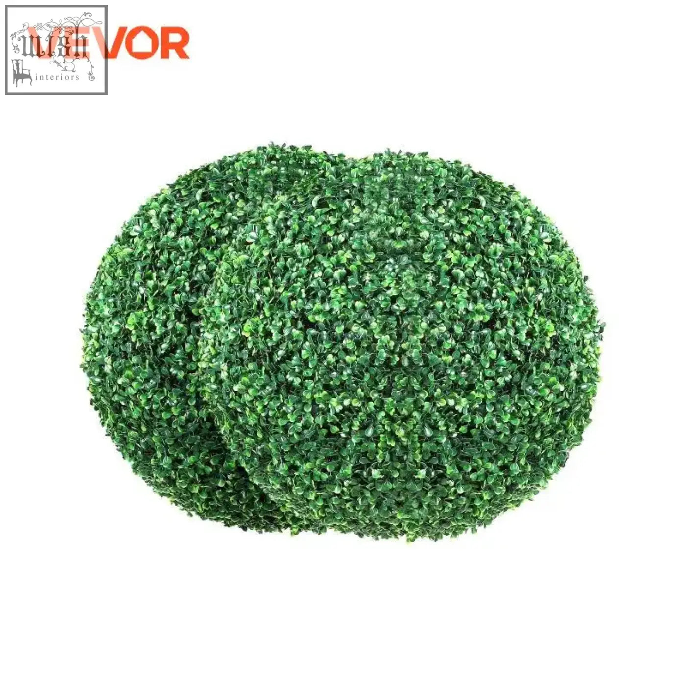 Vevor artificial topiaries ball-shape green faux topiary balls 16 20 inches tall perfect for all-year decor