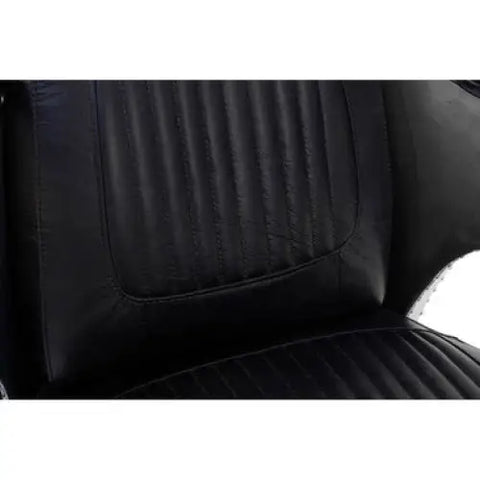 Victor Black Leather Sofa Chair - Arm Chair