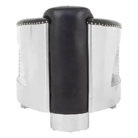 Victor Black Leather Sofa Chair - Arm Chair