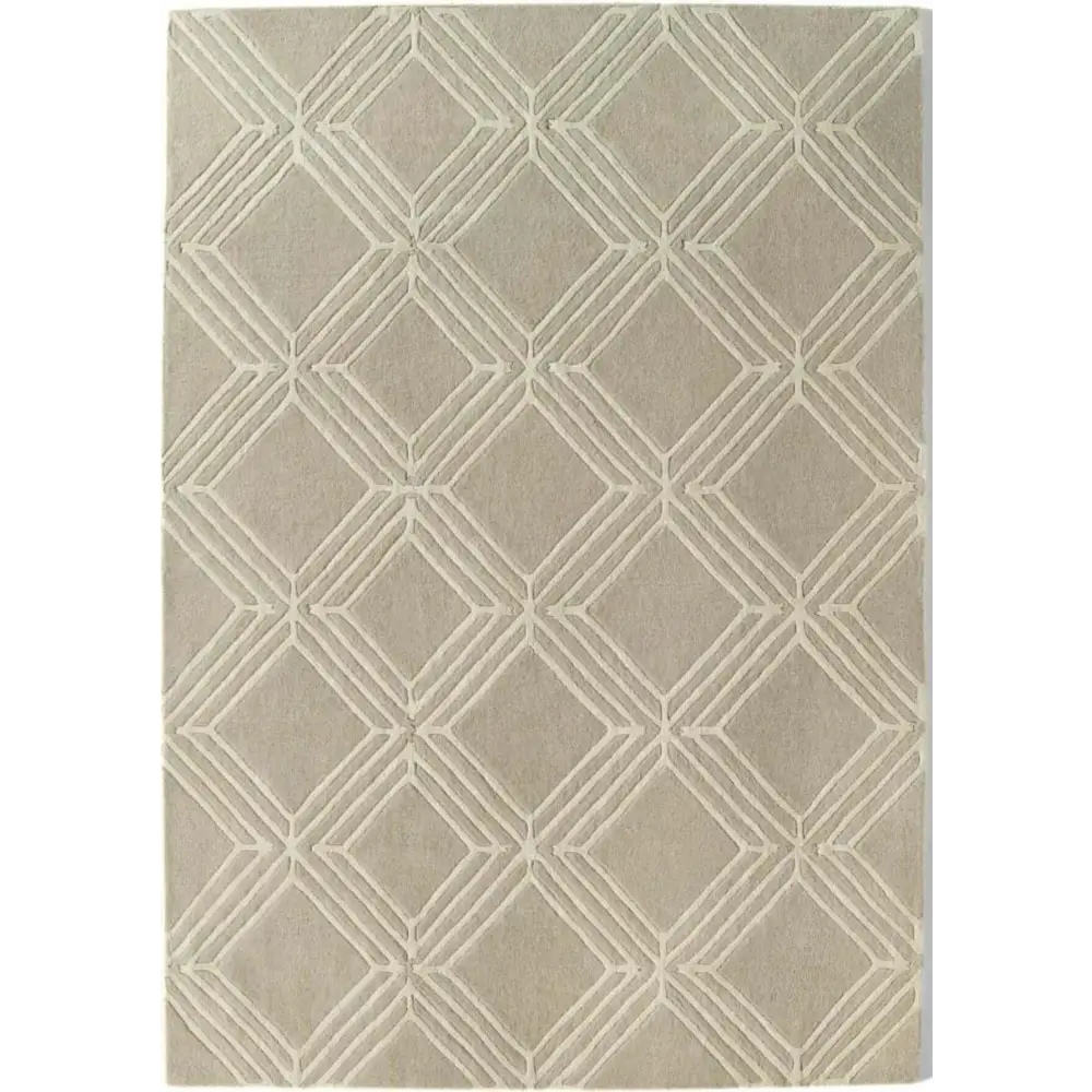 Vienna Mink Geometric Rug - Rugs
