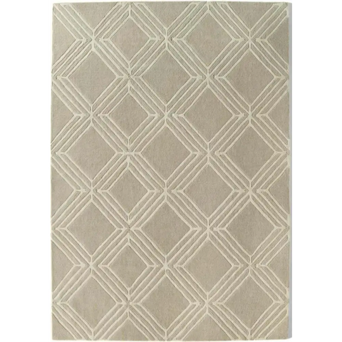 Vienna Mink Geometric Rug - Rugs