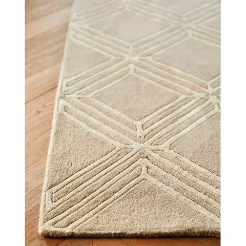 Vienna Mink Geometric Rug - Rugs