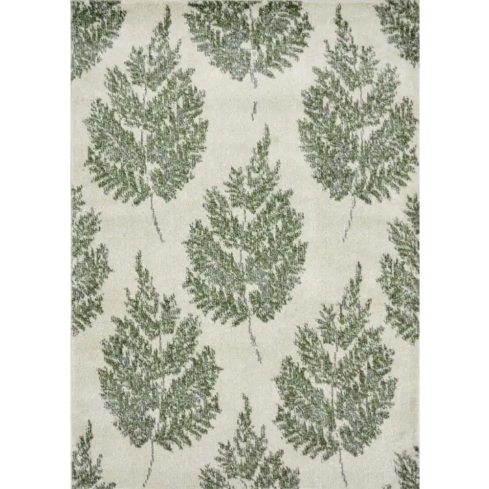 Villa Green Floral Rug - 120X170 cm - Rugs