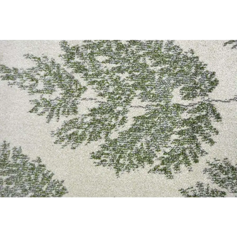 Villa Green Floral Rug - Rugs