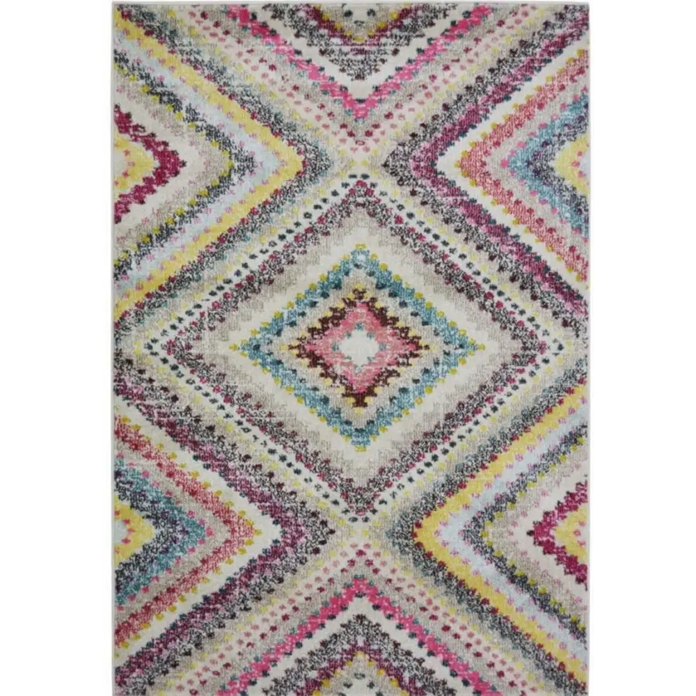 Villa Multicolour Diamond Rug - 80X150 cm - Rugs