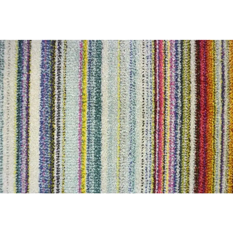 Villa Multicolour Striped Rug - Rugs