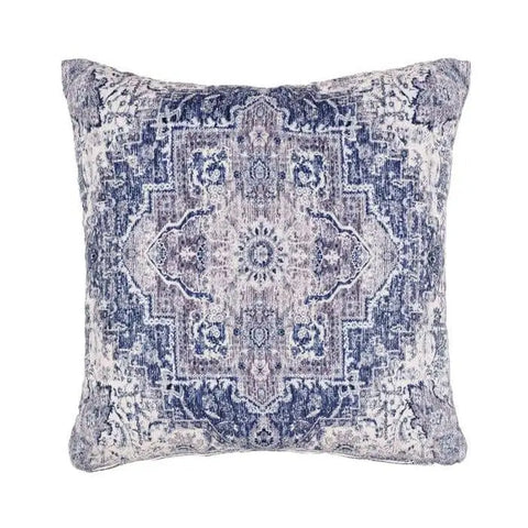 Vintage Chenille Cushions – 45x45 cm - Blue - Home Accessories