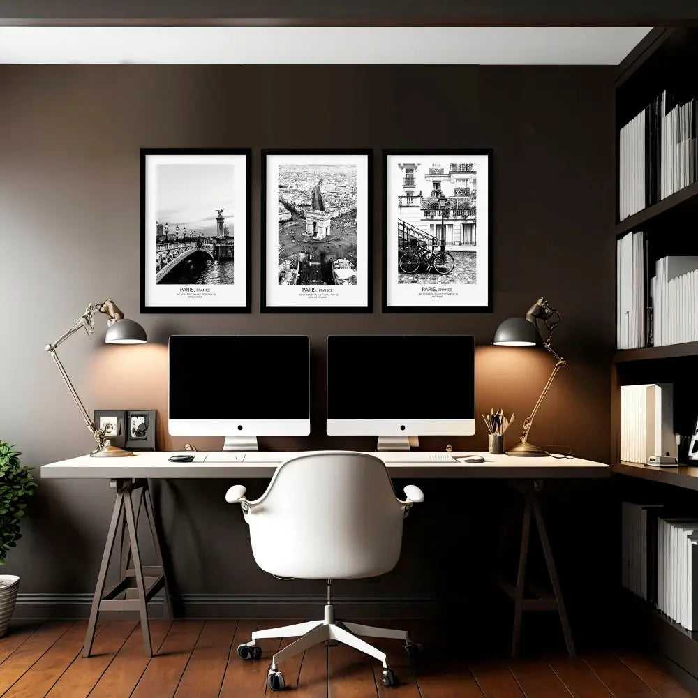 Vintage posters travel | set of 3 Paris wall art prints - Wall art Prints