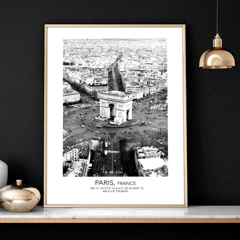 Vintage posters travel | set of 3 Paris wall art prints