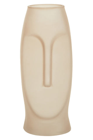 Viso Grey Small Face Design Vase