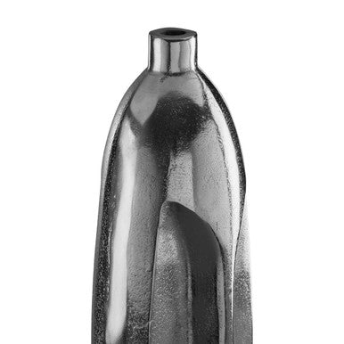 Viso Large Silver Face Tall Vase