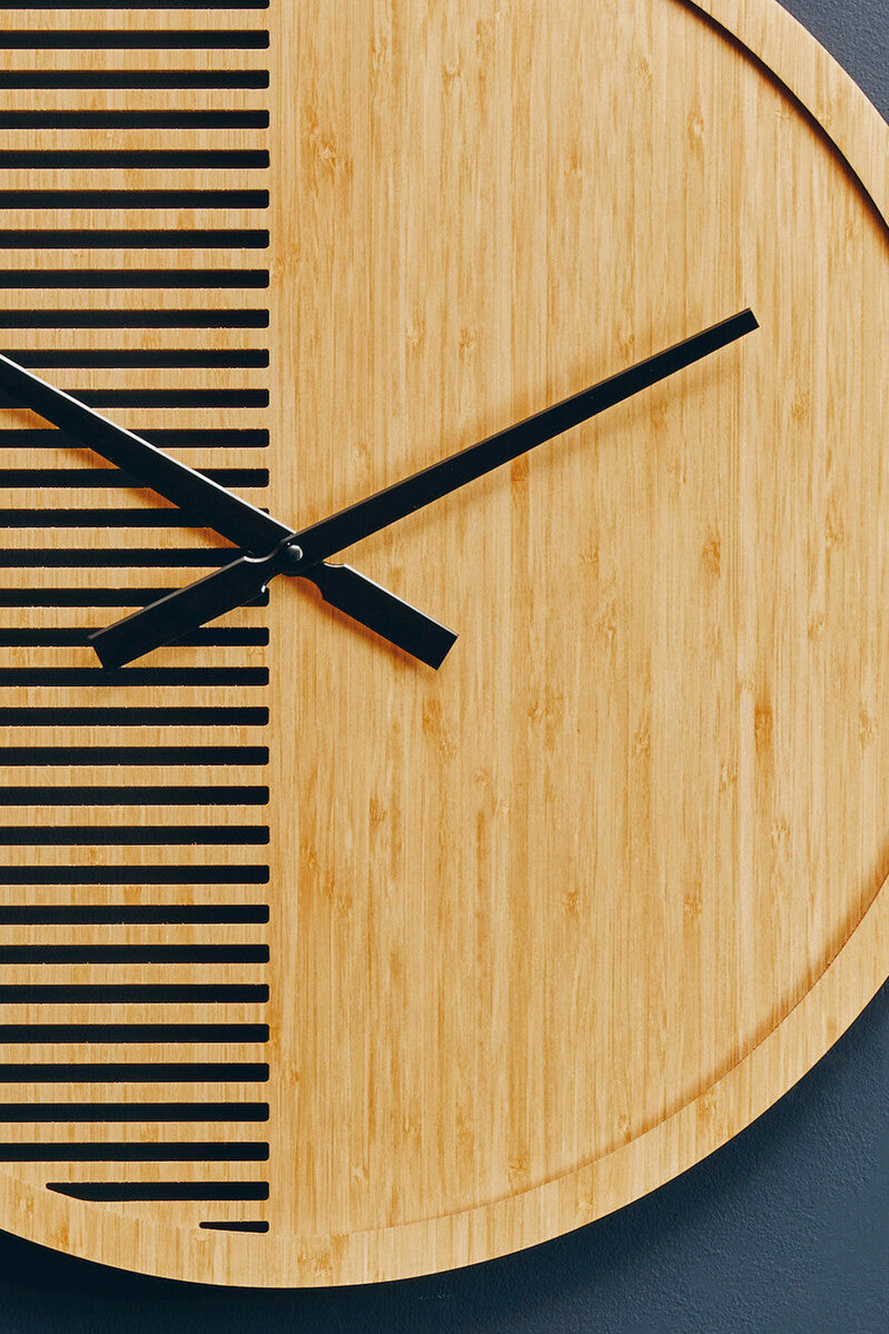 Vitus Large Wooden Wall Clock