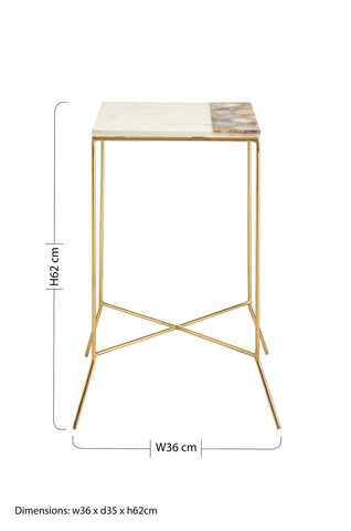 Vizzini Square Side Table