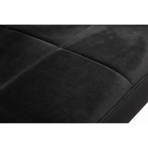 Vogue Black Velvet Lounge Chair - Arm Chair