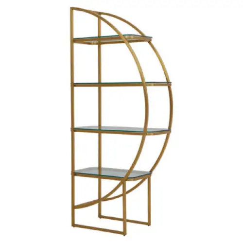 Vogue Right Half Moon Shelf Unit - shelf unit
