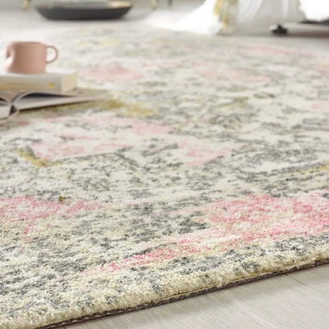 Vogue Vintage Pink Rug - Rugs