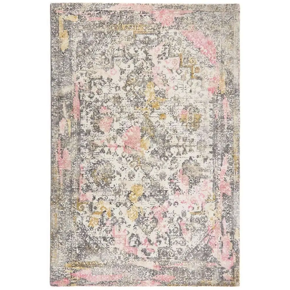 Vogue Vintage Pink Rug - Rugs
