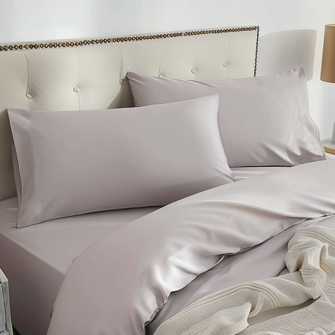 100% Organic Bamboo Silk Pillowcases (2 Pack)