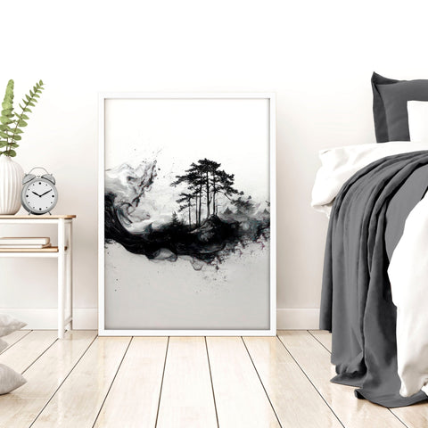Wall Art Canvas Prints | Set of 3 Asian Inspired Wall art Prints