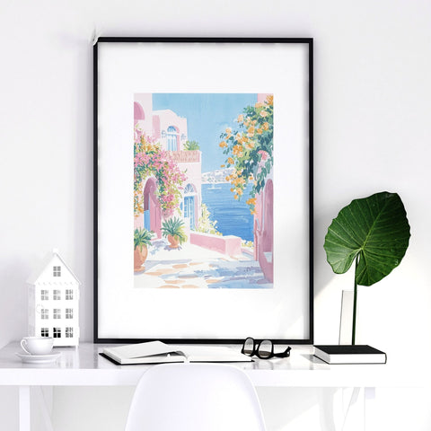 Wall Art Colourful | Set of 3 Beach Decor Wall art Prints
