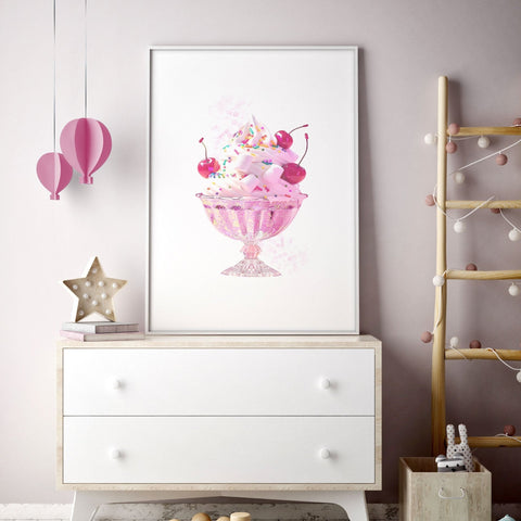 Wall Art Cool For Girls | Set of 3 Pop Wall art Prints