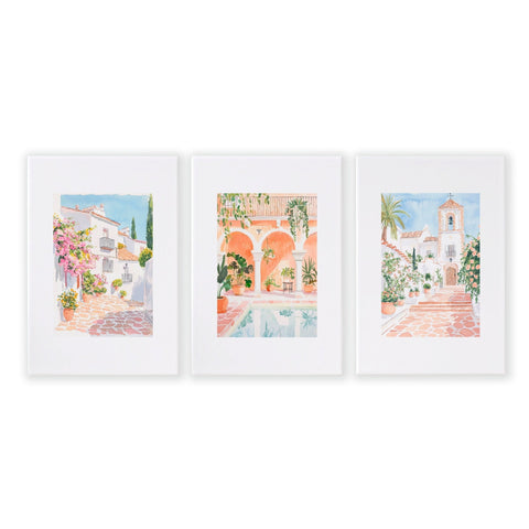 Wall Art Decor Living Room | Set of 3 Beach Decor Wall art Prints