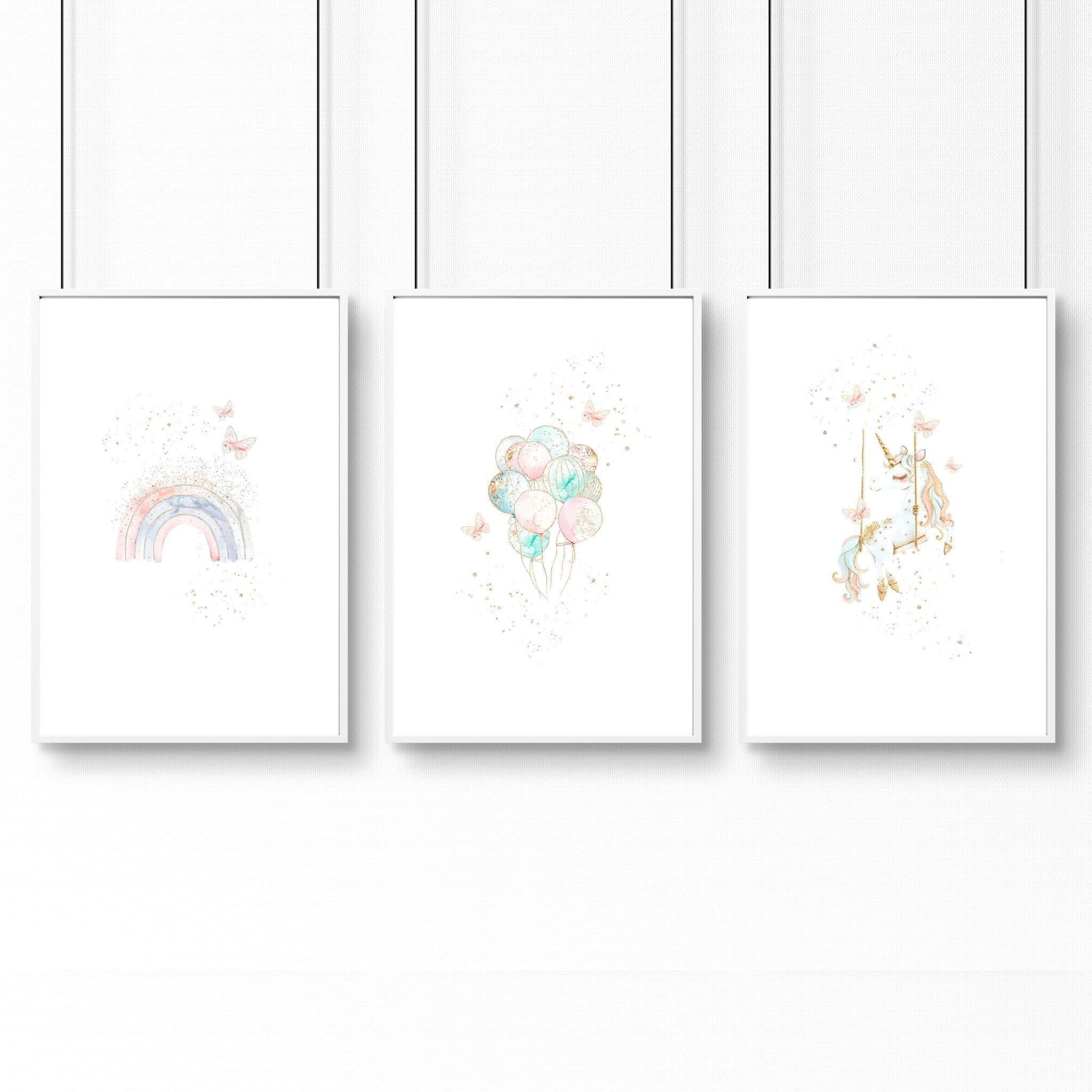 Wall Art For A Nursery | Set of 3 wall art prints