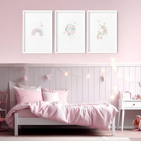 Wall Art For A Nursery | Set of 3 wall art prints