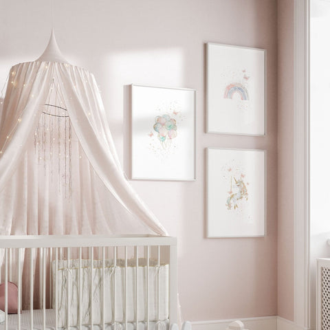 Wall Art For A Nursery | Set of 3 wall art prints