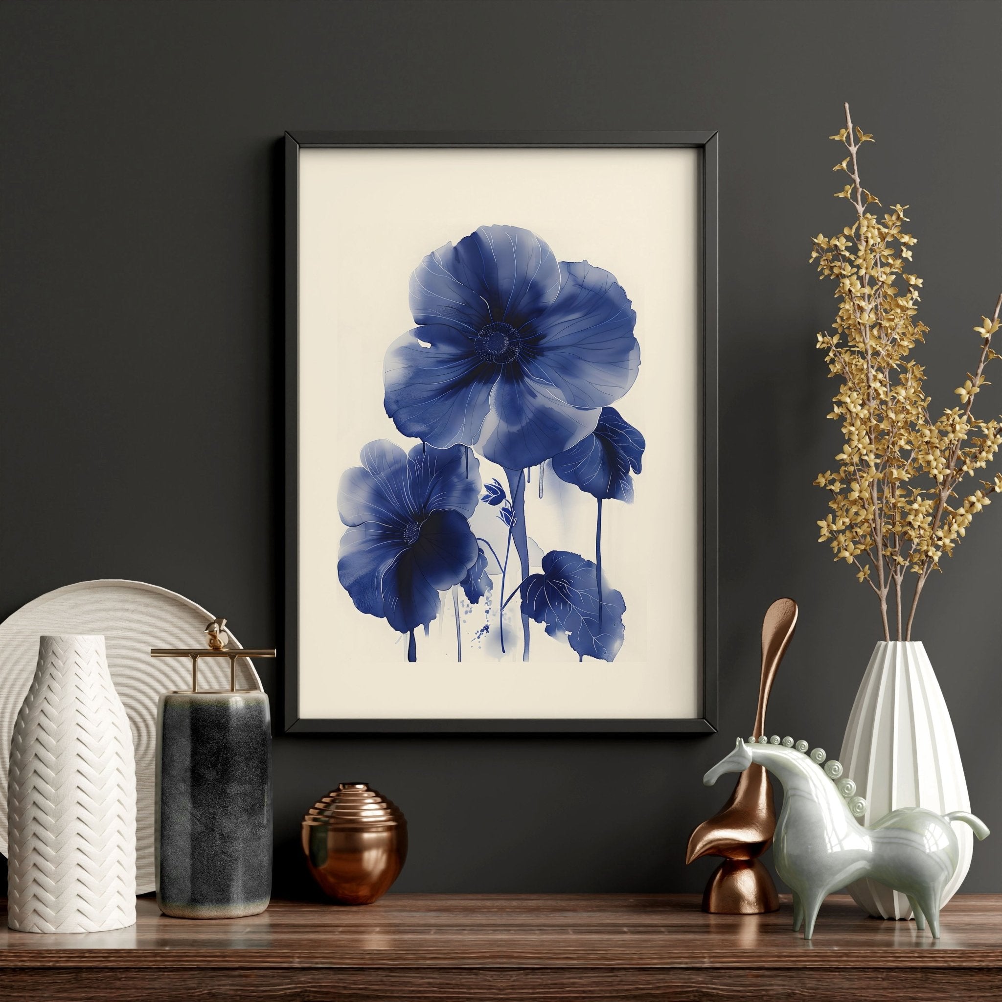 Wall Art For Hallways | Set of 2 Botanical Wall art Prints