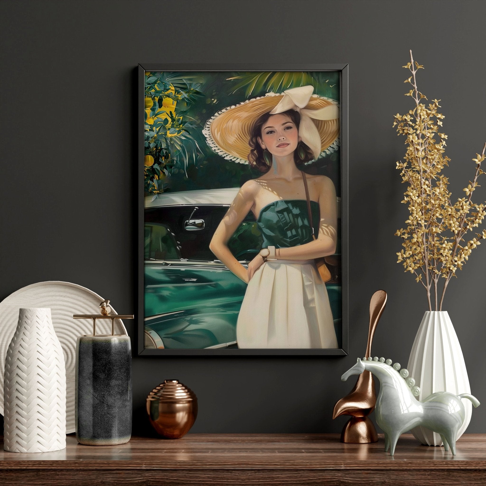 Wall Art For Living Room Modern | Set of 3 Italian Lifestyle Wall art Prints