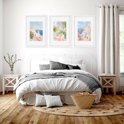 Wall Art In Three Pieces | Set of 3 Beach Decor Wall art Prints
