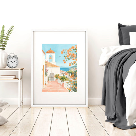 Wall Art Large Framed | Set of 3 Beach Decor Wall art Prints