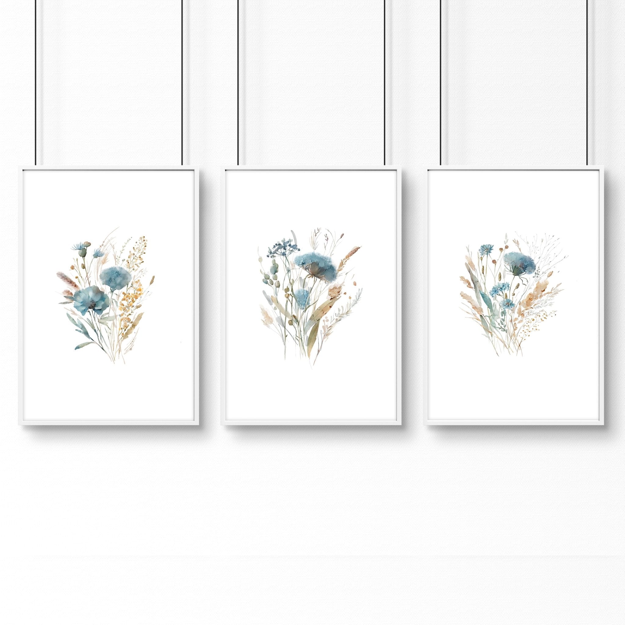 Wall Art Sets | Set of 3 Botanical Wall art Prints
