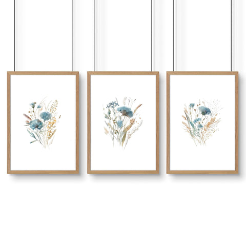 Wall Art Sets | Set of 3 Botanical Wall art Prints