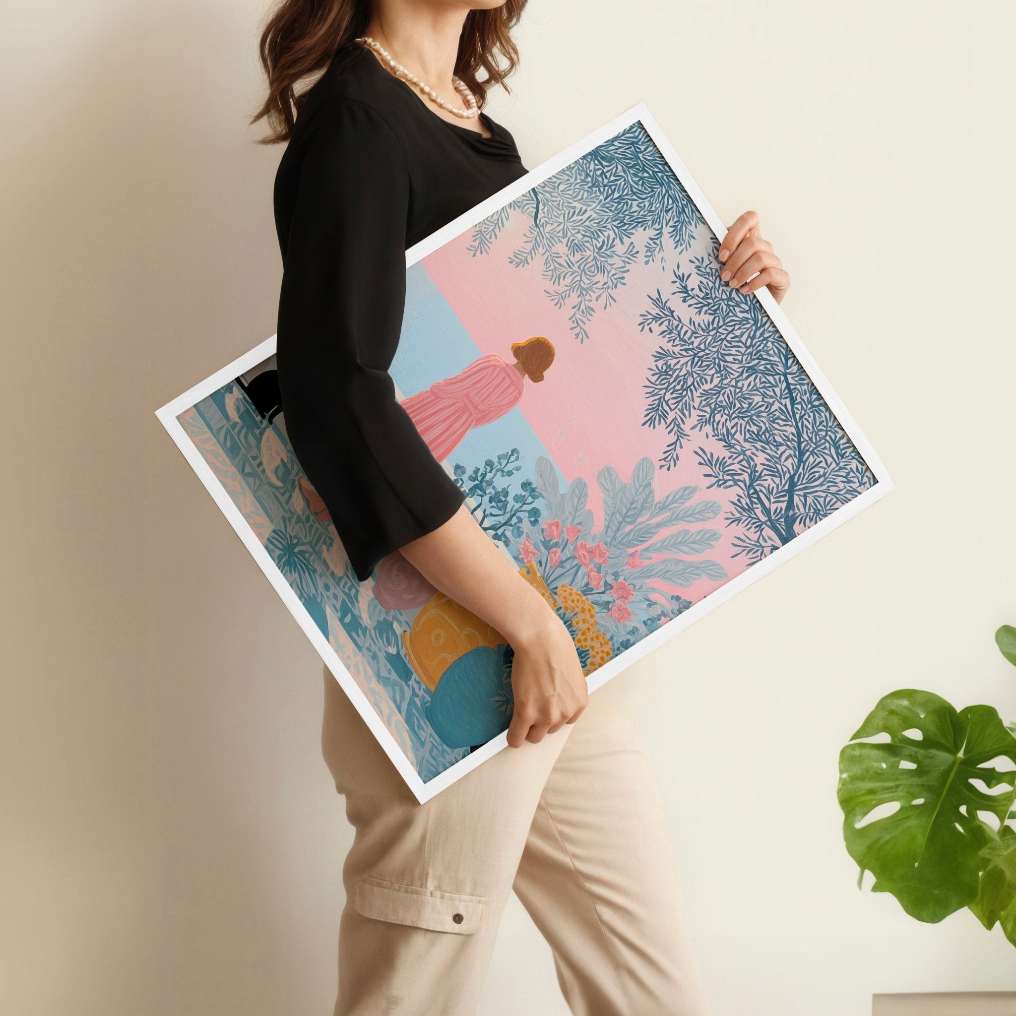 Wall Decor Hallway | Set of 2 Italian Lifestyle Wall art Prints