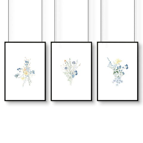 Wall Decorating Ideas For Office | Set of 3 wall art prints